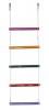 Детская веревочная лестница для ДСК 5 перекладин цвет радуга ЛВ5-3А - магазин СпортДоставка. Спортивные товары интернет магазин в Ульяновске 