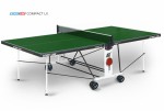 Теннисный стол для помещения Compact LX green усовершенствованная модель стола 6042-3 - магазин СпортДоставка. Спортивные товары интернет магазин в Ульяновске 