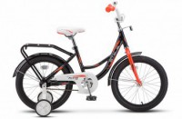 Детский велосипед Stels Flyte 18" Z011 Чёрный красный 2022 - магазин СпортДоставка. Спортивные товары интернет магазин в Ульяновске 