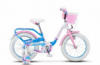 Детский велосипед Stels Pilot-190 16" V030 Белый розовый голубой 2022 - магазин СпортДоставка. Спортивные товары интернет магазин в Ульяновске 