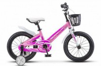 Детский велосипед Stels Pilot-150 16" V010 розовый 2022 - магазин СпортДоставка. Спортивные товары интернет магазин в Ульяновске 